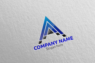 Arrow Letter A Logo Design 80