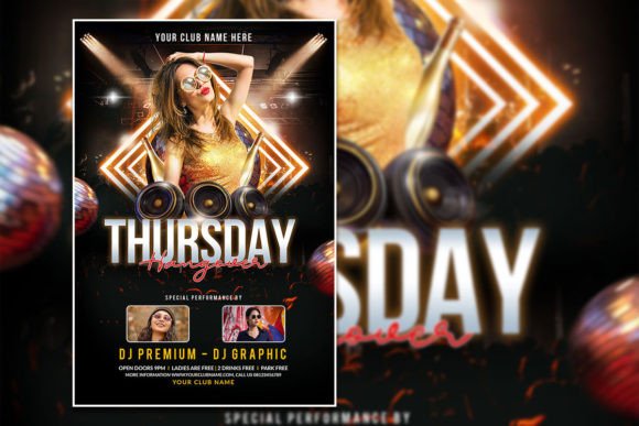 Create a Buzz with a Thursday Hangover Party Flyer or Poster