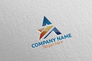 Create a Polished Identity with This Modern A Logo Template