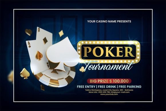 Create a Stunning Poker Tournament Flyer or Poster