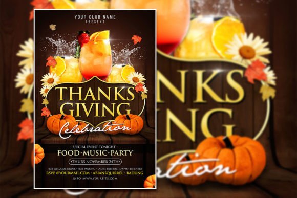 Create Stunning Thanksgiving Celebrations with Custom Flyers