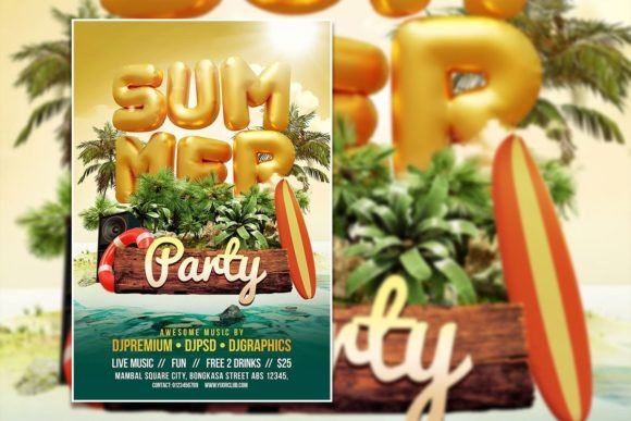 Create Your Perfect Summer Flyer or Poster Template