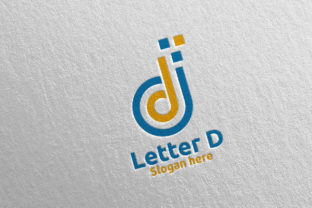 Digital Letter D Logo Design 9: A Modern Branding Asset