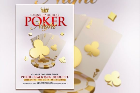 Host a Winning Poker Night: Editable Casino Invitation Templates