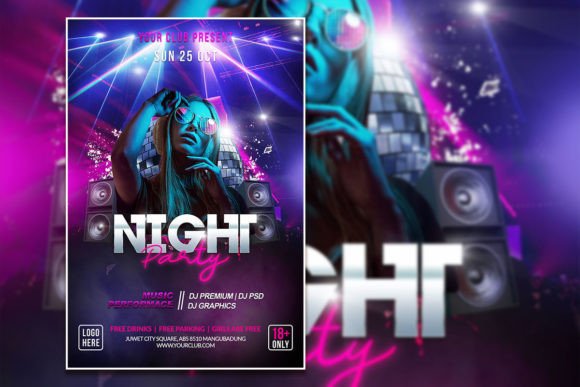 Ladies Night Party Flyer or Poster