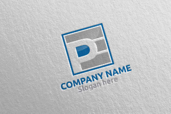 Letter P Logo Design 22: Modern Digital Branding Asset