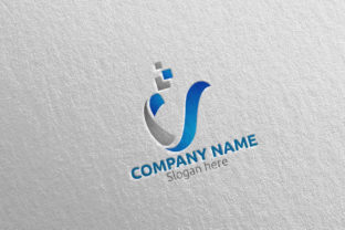 Letter V Logo Design 53: A Modern Vector Template