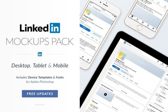 LinkedIn Social Media Mockups Pack: Perfect Your Page