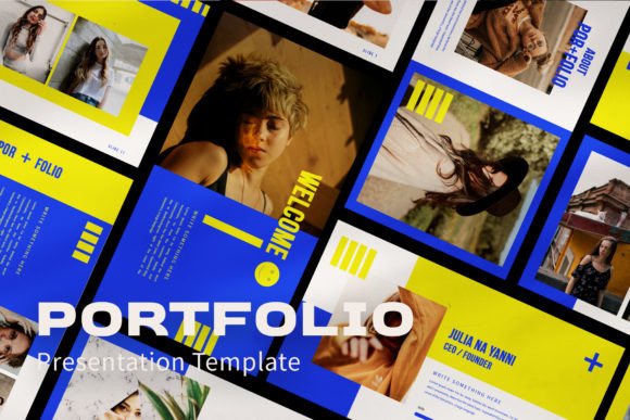 Portfolio Powerpoint Template: Your Modern Design Showcase