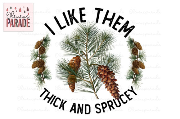 Thick and Sprucey Christmas Trees Png: Vintage Holiday Designs